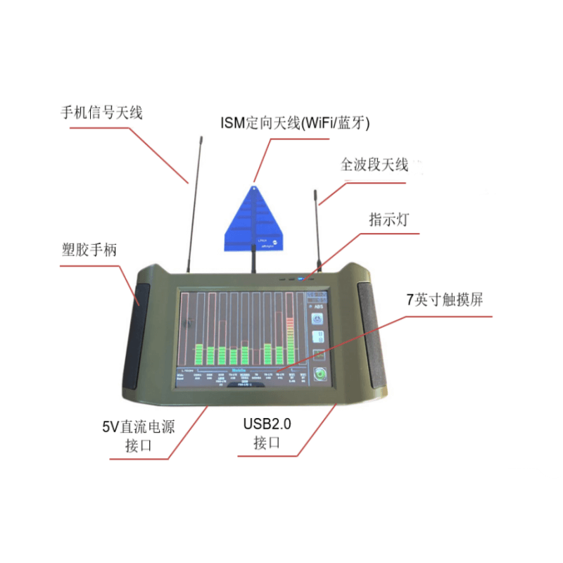 手持式无线信号检测仪