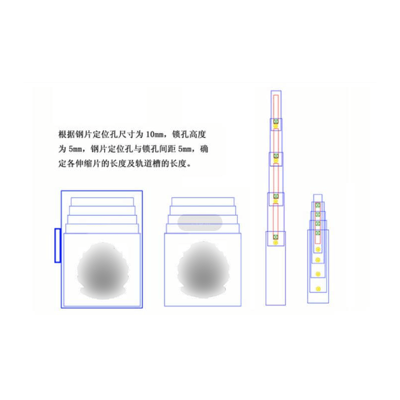 便携式伸缩临检牌